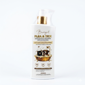 Bengal Flea & Tick Antiparasitic Shampoo for Cats & Dogs (250ml)