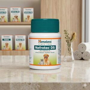 Himalaya Nefrotec DS Vet Tablets (60 Tabs) – Urinary & Kidney Health Support for Dogs & Cats